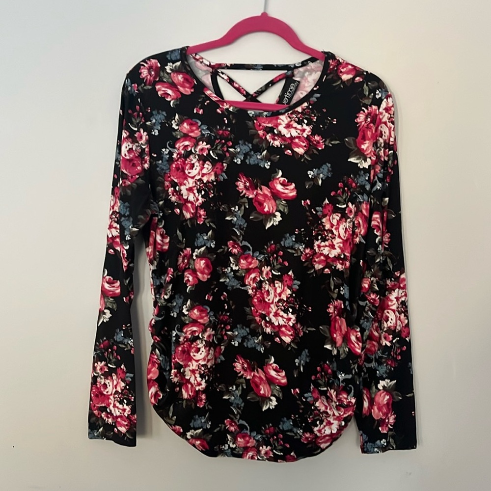 Maternity Floral Shirt
